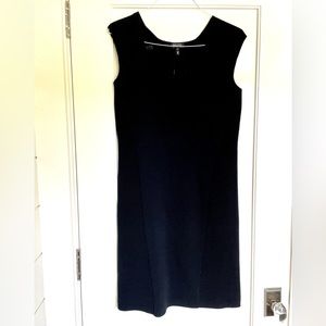 Escada Sport Sleeveless Wool Blend Black Dress L